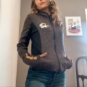 Missouri tigers sports zip up jacket